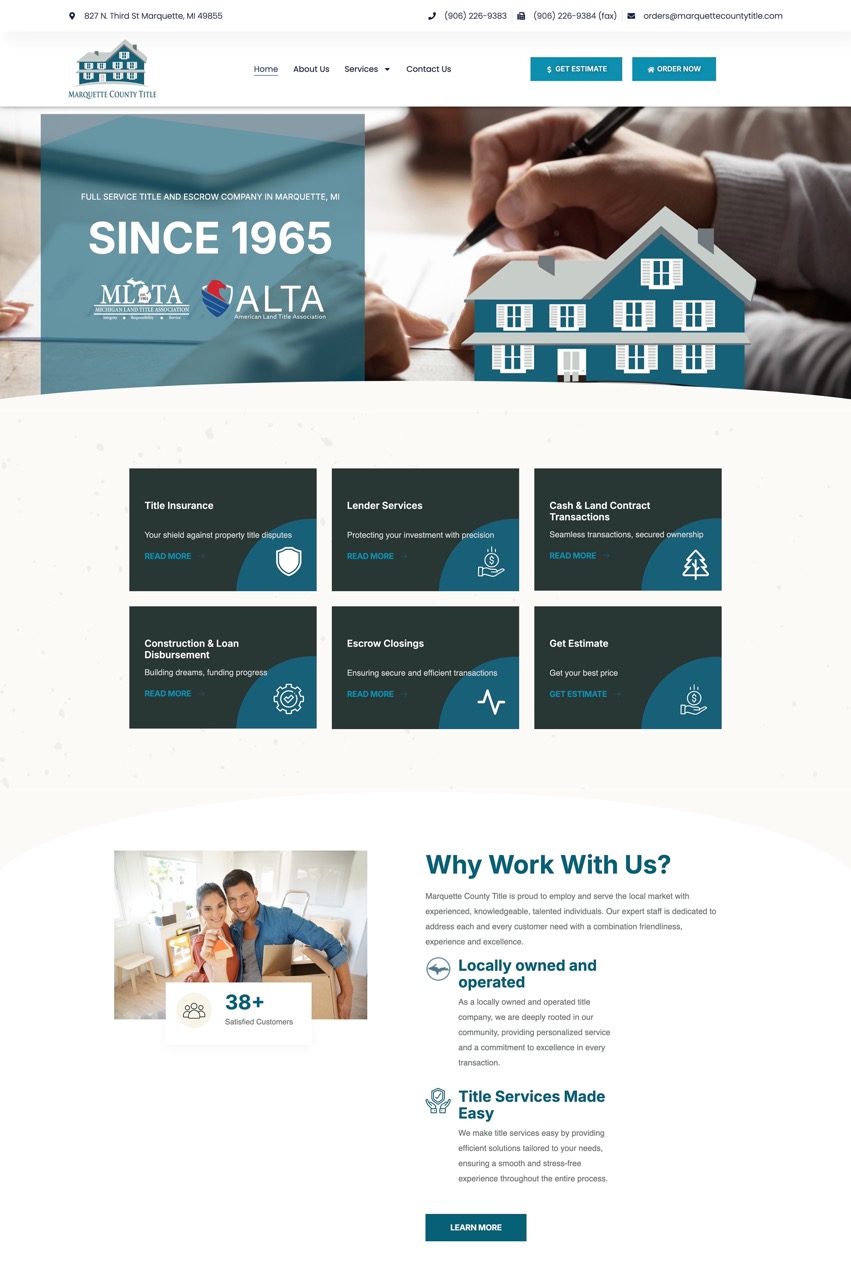 Services – Website Example
